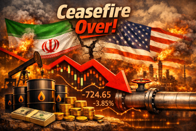 Trump Says Ceasefire Is Over — How Global Markets, Oil, and Stocks Are Reacting