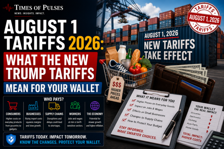 August 1 Tariffs 2026: What the New Trump Tariffs Mean for Your Wallet