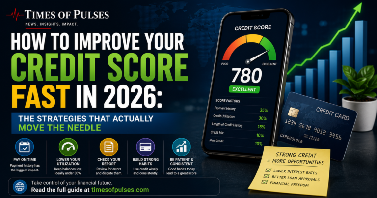 How to Improve Your Credit Score Fast in 2026: The Strategies That Actually Move the Needle