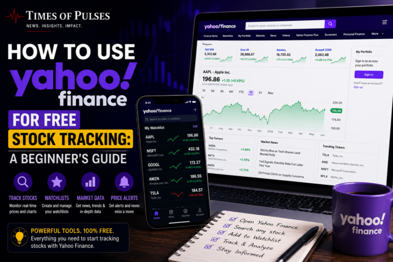 How to Use Yahoo Finance for Free Stock Tracking: A Beginner’s Guide