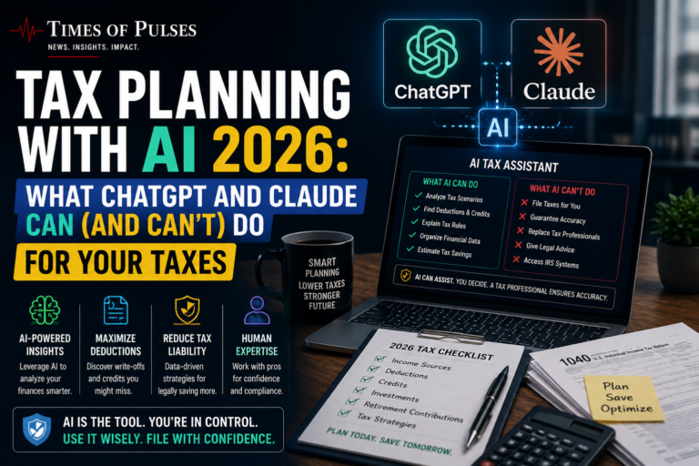 Tax Planning With AI 2026: What ChatGPT and Claude Can (and Can’t) Do for Your Taxes