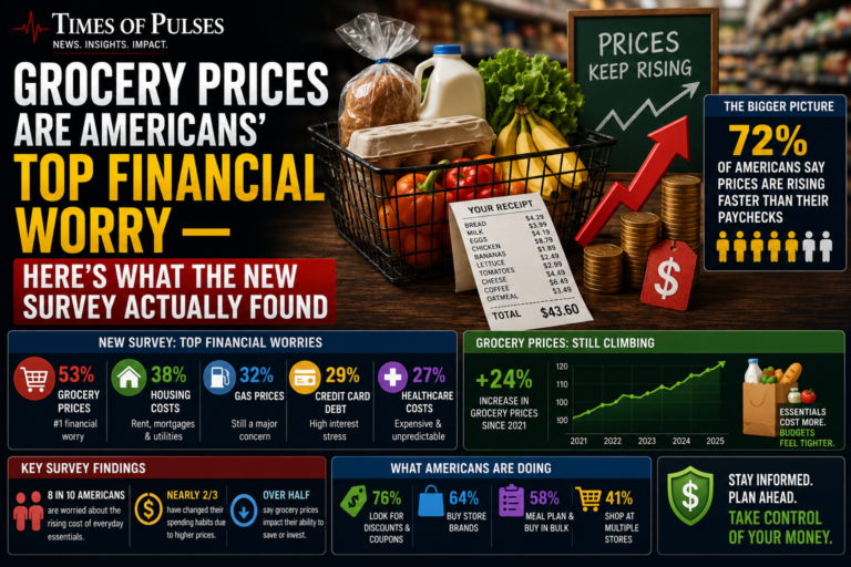 Grocery Prices Are Americans’ Top Financial Worry — Here’s What the New Survey 2026 Actually Found