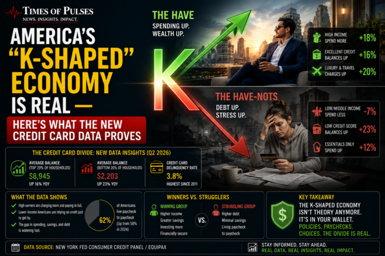 America’s “K-Shaped” Economy Is Real — Here’s What the New Credit Card Data Proves