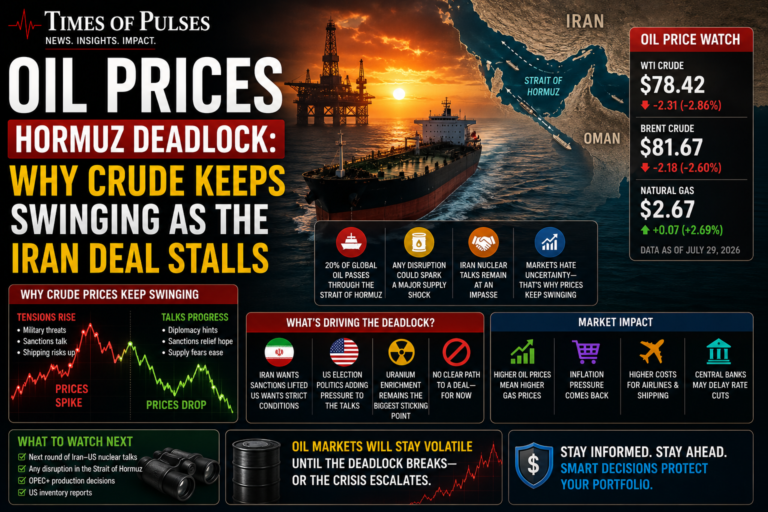 Oil Prices Hormuz Deadlock: Why Crude Keeps Swinging as the Iran Deal Stalls