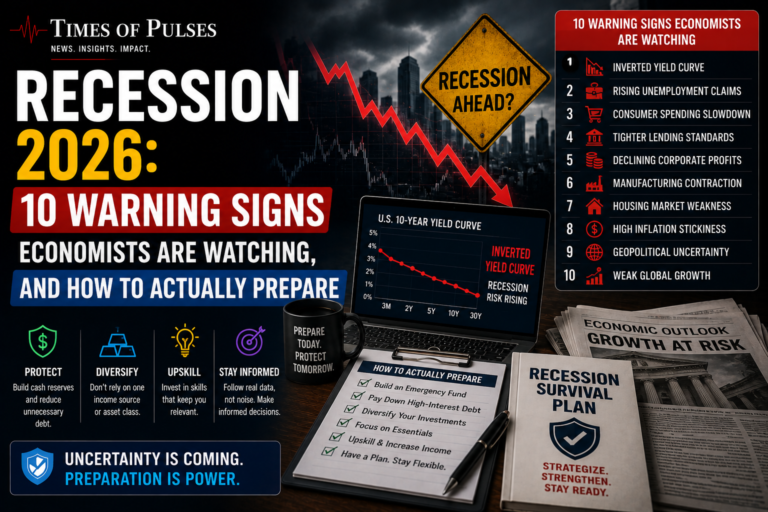 Recession 2026: 10 Warning Signs Economists Are Watching, and How to Actually Prepare