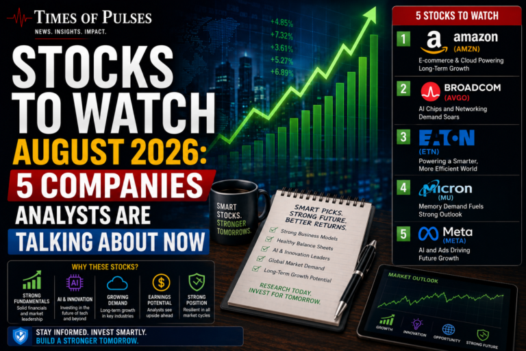Stocks to Watch August 2026: 5 Companies Analysts Are Talking About Now