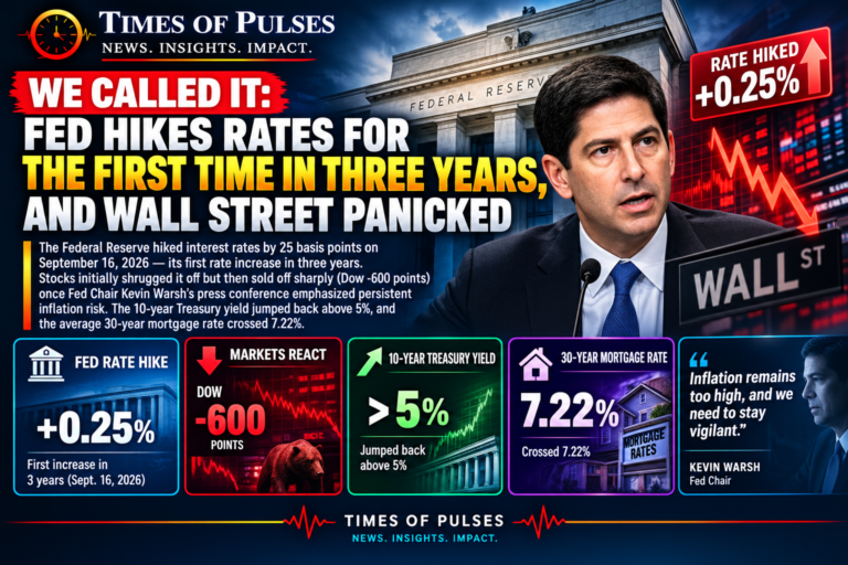We Called It: Fed Hikes Rates for the First Time in Three Years, and Wall Street Panicked