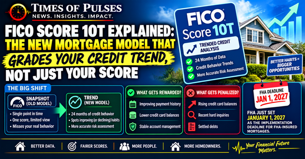 FICO Score 10T graphic showing trended credit data over 24 months