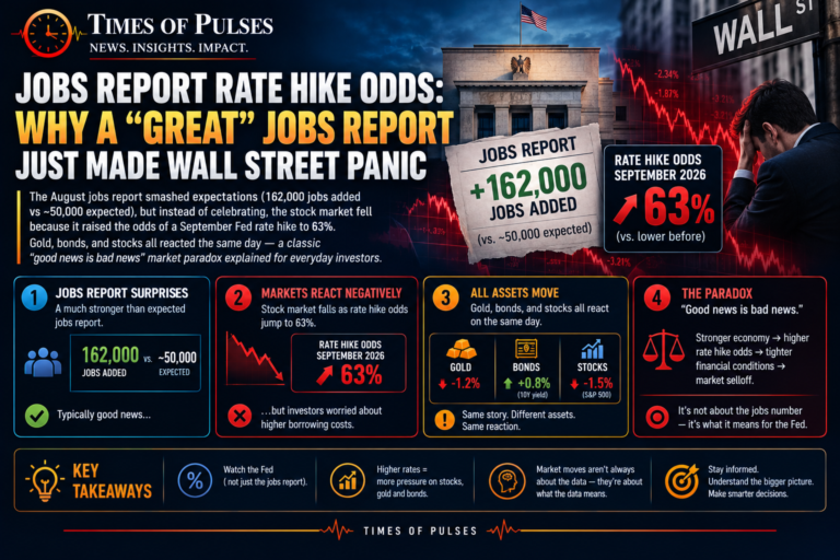 Jobs Report Rate Hike Odds: Why a “Great” Jobs Report Just Made Wall Street Panic