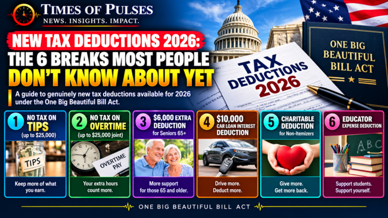 New Tax Deductions 2026: The 6 Breaks Most People Don’t Know About Yet
